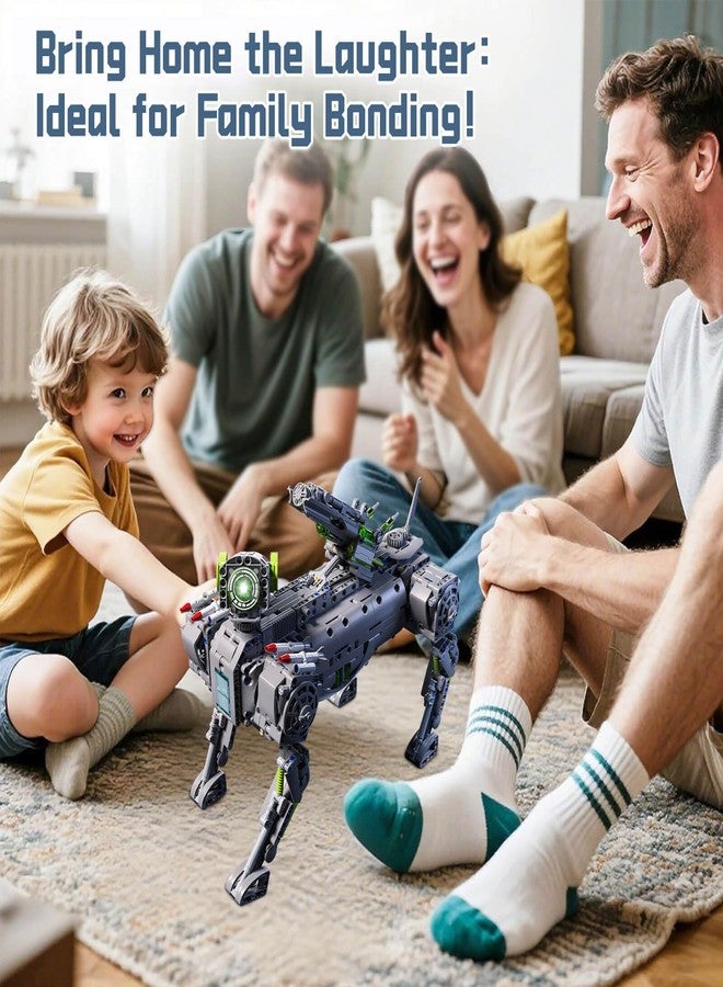 GEVINST Robot Robotic Dog Building Set for Boys Ages 8-12, 1609 Pieces STEM Animal Toys Model Building Kit, Gift for Adults Kids Teens Ages 8-14 (Static) - Image 5